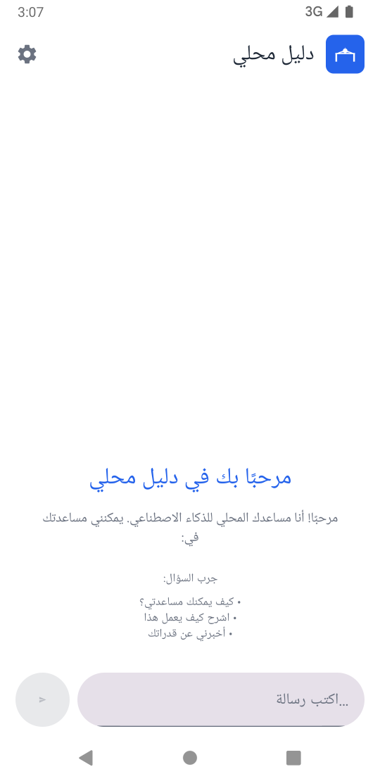 LocalGuide Chat Screen