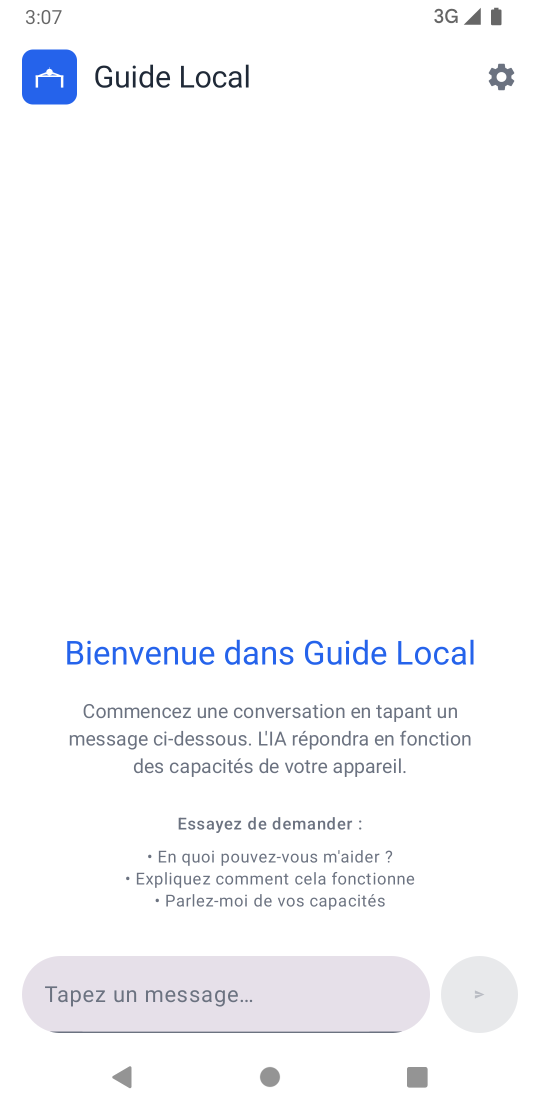 LocalGuide Chat Screen